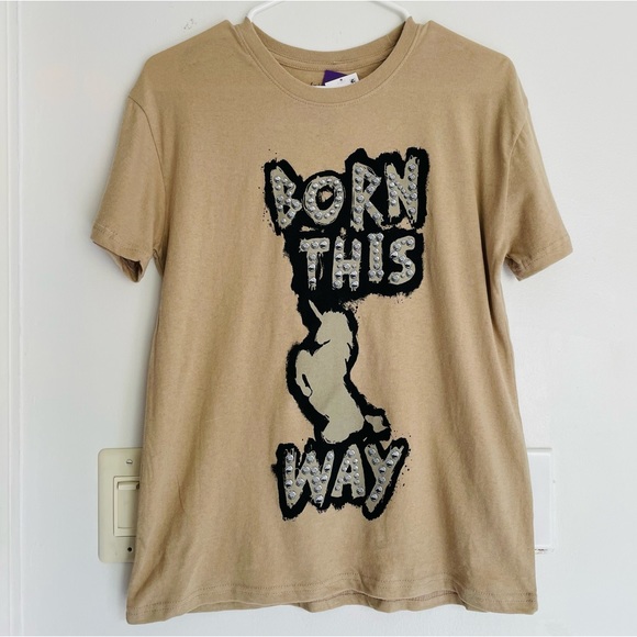 LADY GAGA NWT Born This Way Tee - Picture 1 of 10